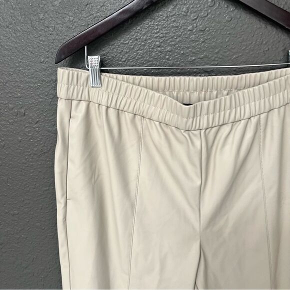 Ann Taylor Faux Leather Pull on Pant - Picture 8 of 13